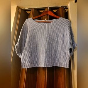 Short sleeve shirt, crop